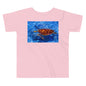 Premium Soft Toddler Tee - Sea Turtle in Blue Water