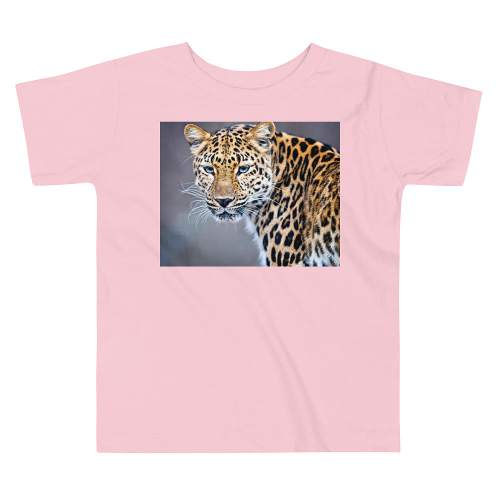 Premium Soft Toddler Tee - Blue Eyed Leopard