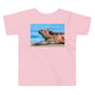 Premium Soft Toddler Tee - Basking Galapagos Marine Iguana