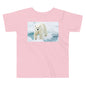 Premium Soft Toddler Tee - Polar Bear on Ice