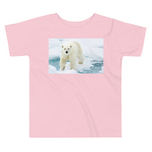 Load image into Gallery viewer, Premium Soft Toddler Tee - Polar Bear on Ice

