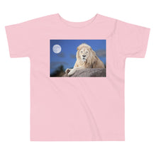 Load image into Gallery viewer, Premium Soft Toddler Tee - Lion in Moonlight

