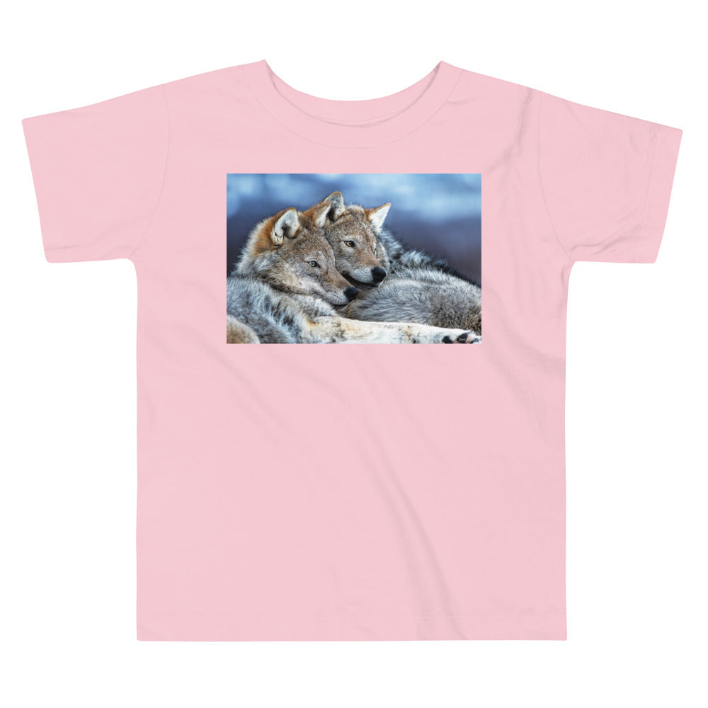 Premium Soft Toddler Tee - Wolves Chill'n
