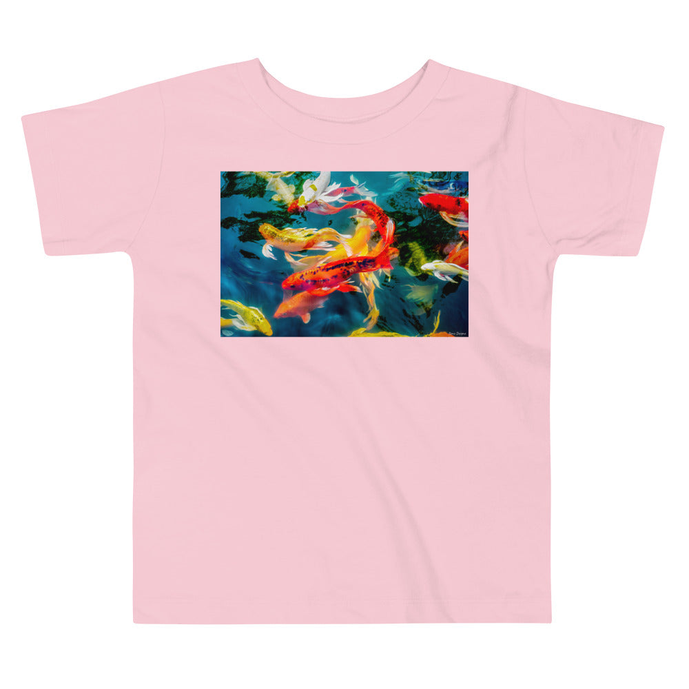 Premium Soft Toddler Tee - Koi Pond