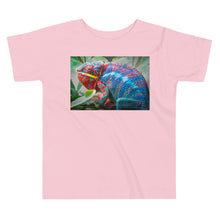 Load image into Gallery viewer, Premium Soft Toddler Tee - Red Blue Yellow Panther Chameleon
