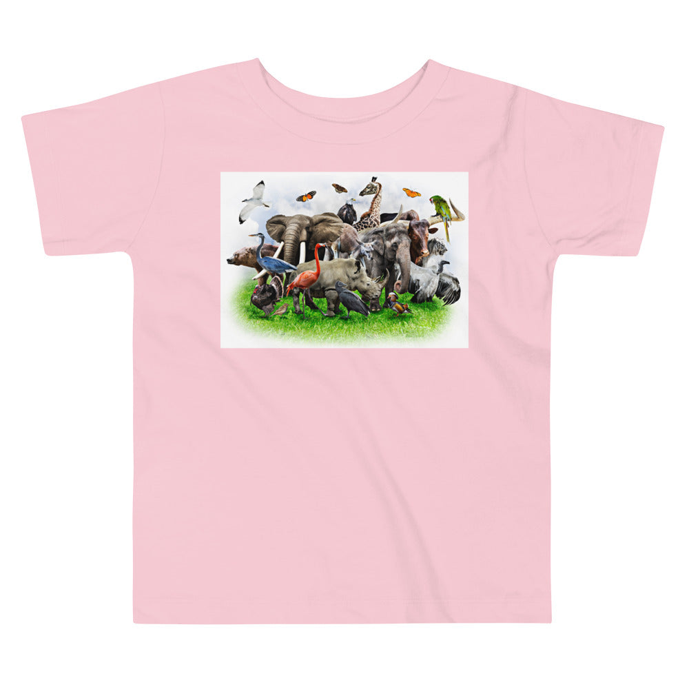 Premium Soft Toddler Tee - Bunch of Animals