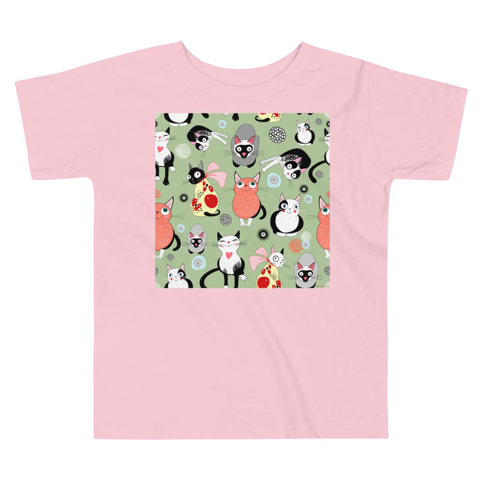 Premium Soft Toddler Tee - Happy Cats Also