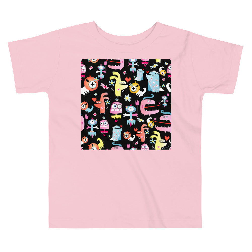 Premium Soft Toddler Tee - Outta Space Monsters