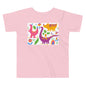 Premium Soft Toddler Tee - Purple Dino & Friends
