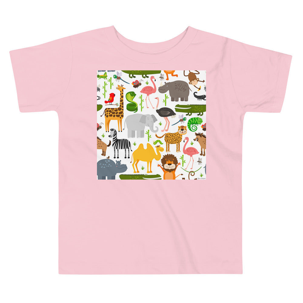 Premium Soft Toddler Tee - All the Animals
