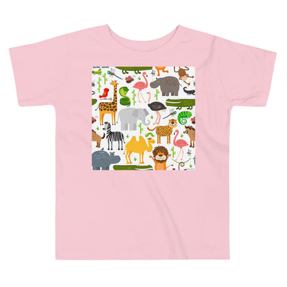 Premium Soft Toddler Tee - All the Animals