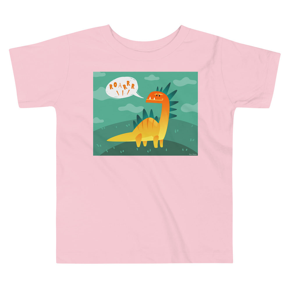 Premium Soft Toddler Tee - Dino Roar