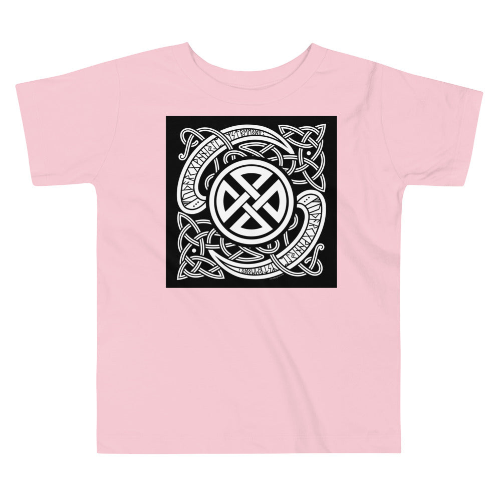 Premium Soft Toddler Tee - Celtic Knots & Norse Runes