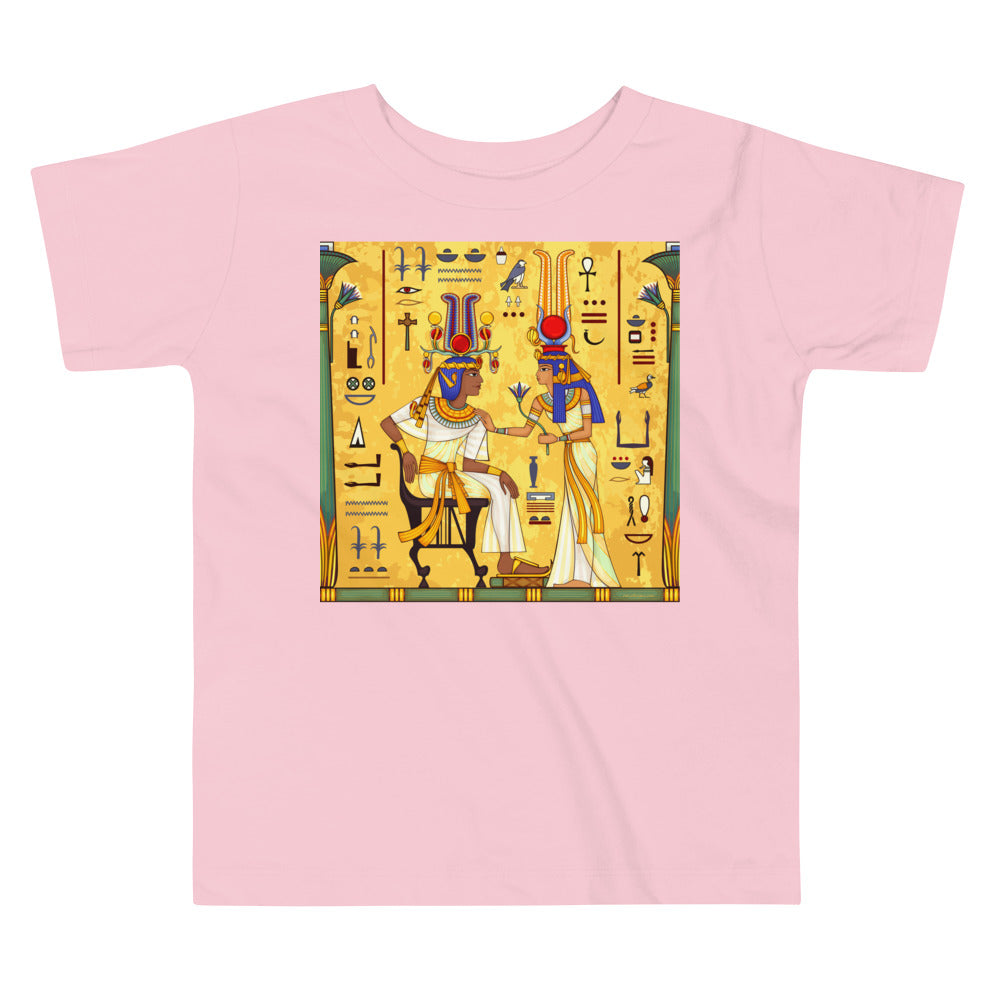 Premium Soft Toddler Tee - Royal Egyptian Couple
