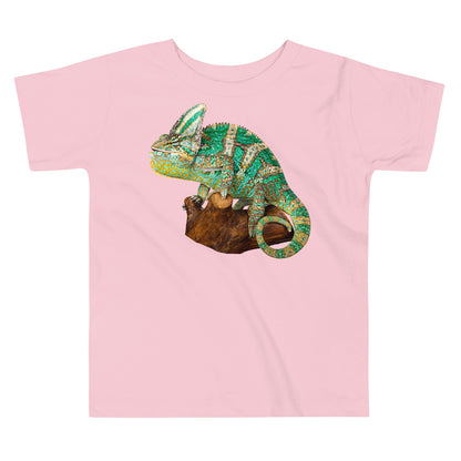 Premium Soft Toddler Tee - Green Vailed Chameleon