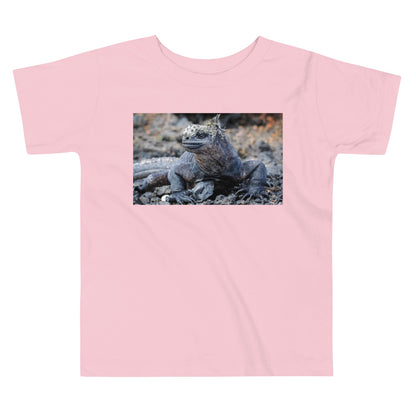 Premium Soft Toddler Tee - Galapagos Blue Marine Iguana