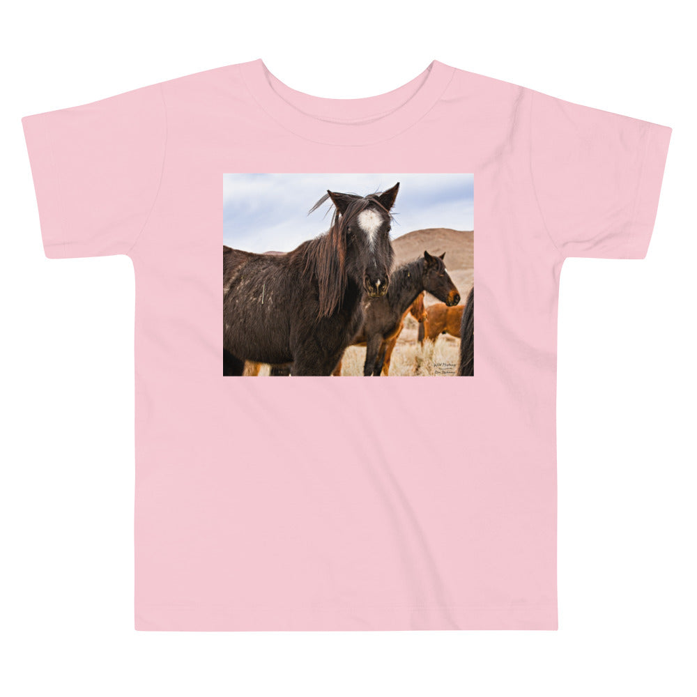 Premium Soft Toddler Tee - Wild Mustangs