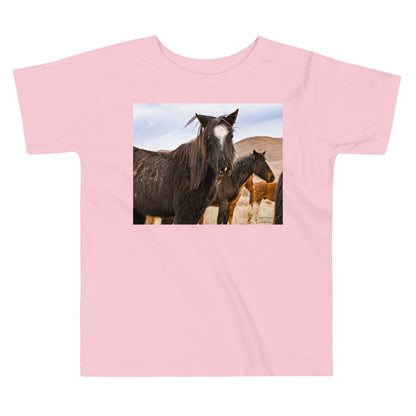 Premium Soft Toddler Tee - Wild Mustangs