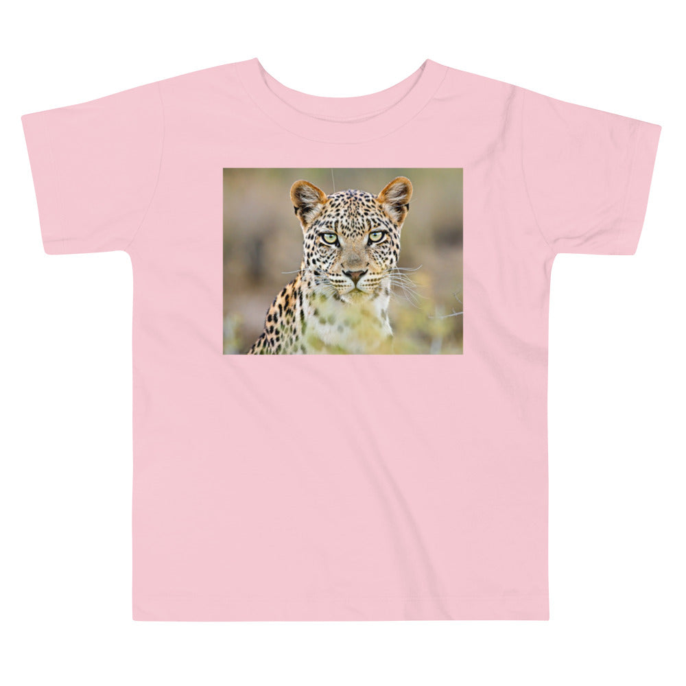 Premium Soft Toddler Tee - Green Eyed Leopard
