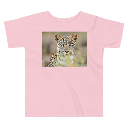 Premium Soft Toddler Tee - Green Eyed Leopard