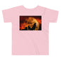 Premium Soft Toddler Tee - Howling in Orange Moonlight