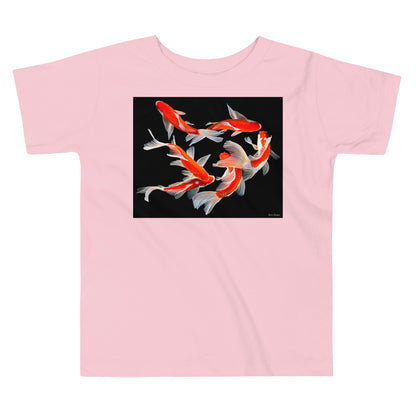 Premium Soft Toddler Tee - Six Koi