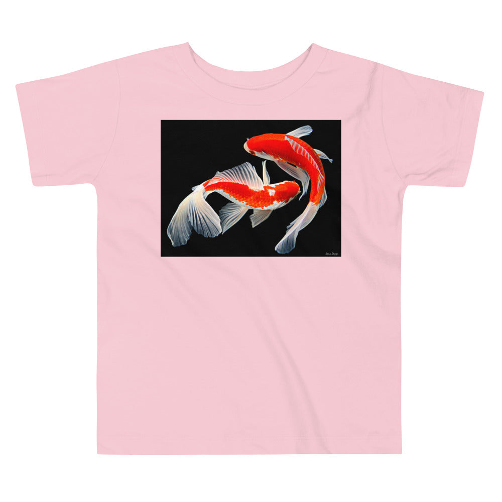 Premium Soft Toddler Tee - Two Koi