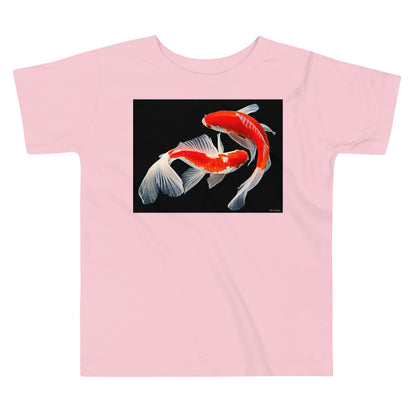 Premium Soft Toddler Tee - Two Koi