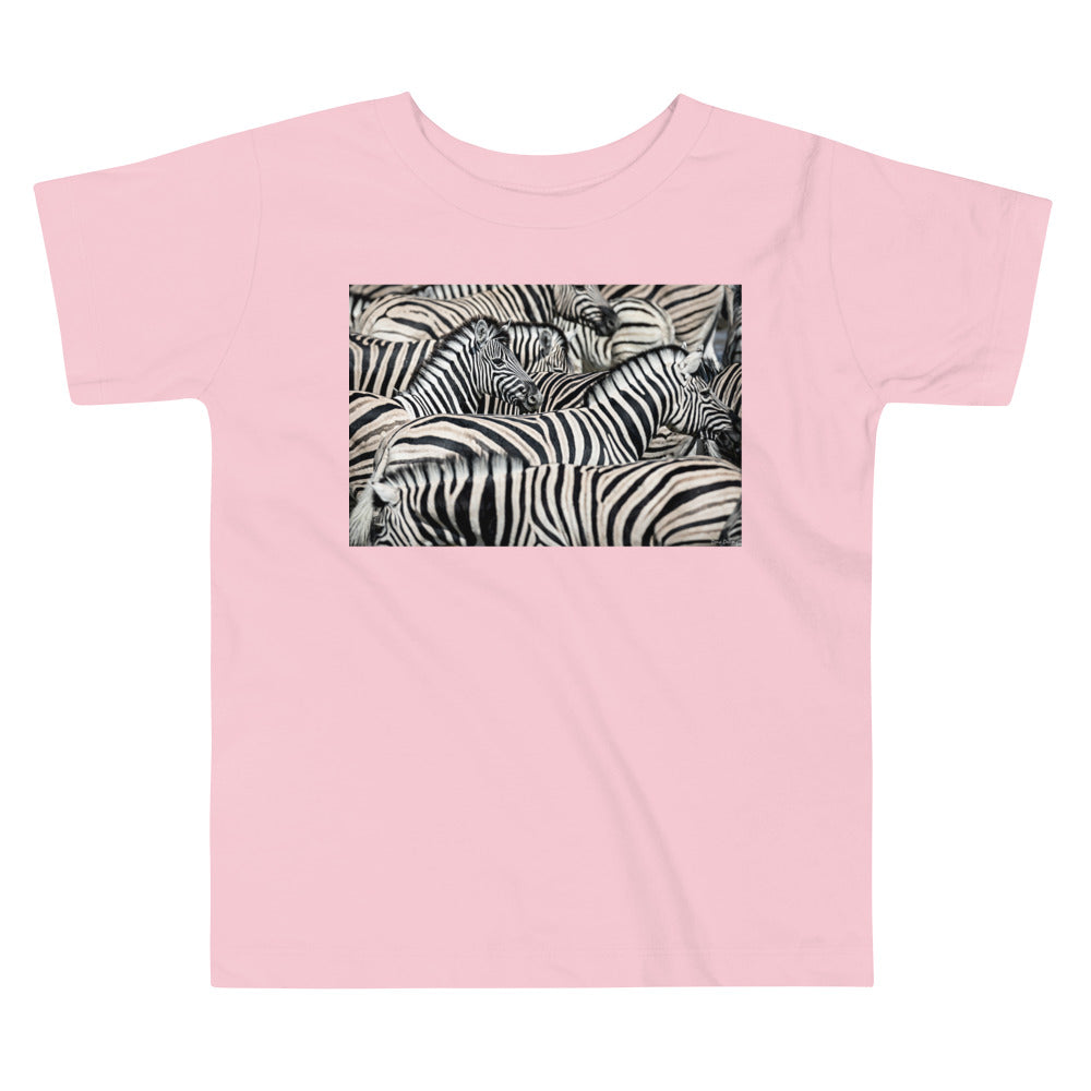 Premium Soft Toddler Tee - Sharp Dressed Zebra