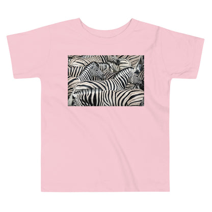 Premium Soft Toddler Tee - Sharp Dressed Zebra