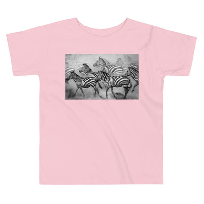 Premium Soft Toddler Tee - Zebra Dust