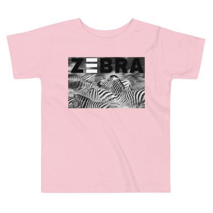 Premium Soft Toddler Tee - Zebra Blur