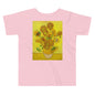 Premium Soft Toddler Tee - 12 Sunflowers on a Vase