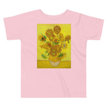 Load image into Gallery viewer, Premium Soft Toddler Tee - 12 Sunflowers on a Vase
