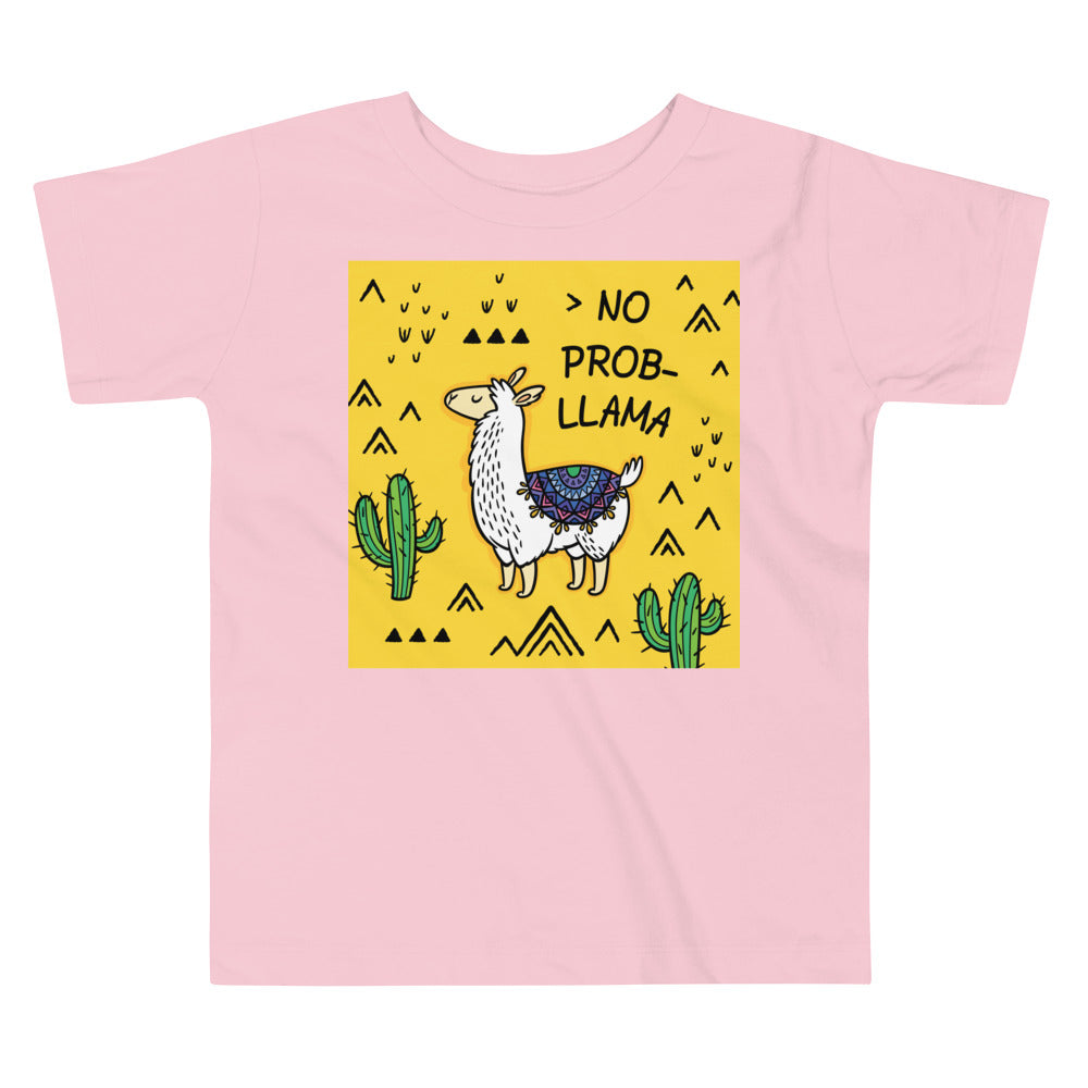 Premium Toddler Tee - NO PROB-LLAMA