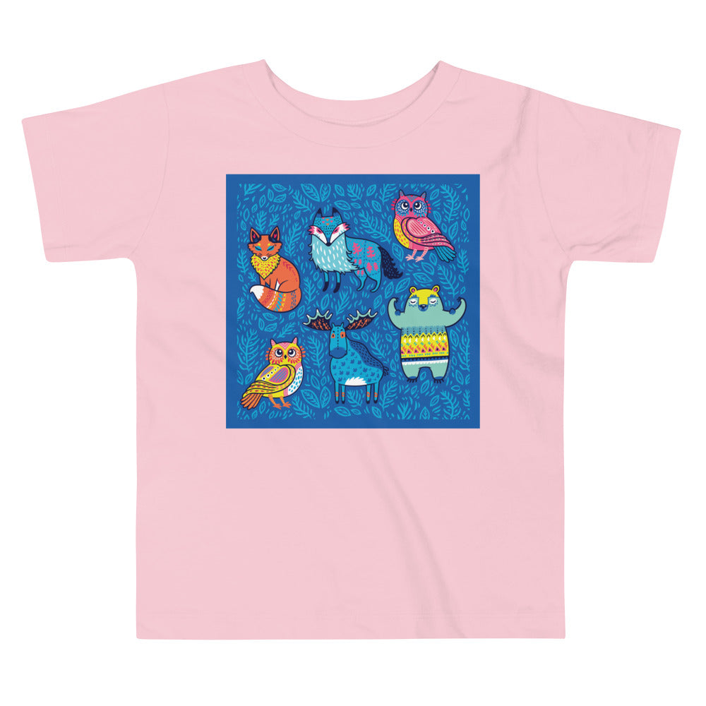 Premium Toddler Tee - Blue Moose & Friends