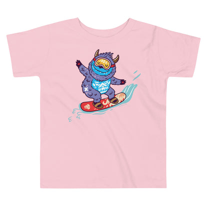 Premium Toddler Tee - Yeti Shredding it!