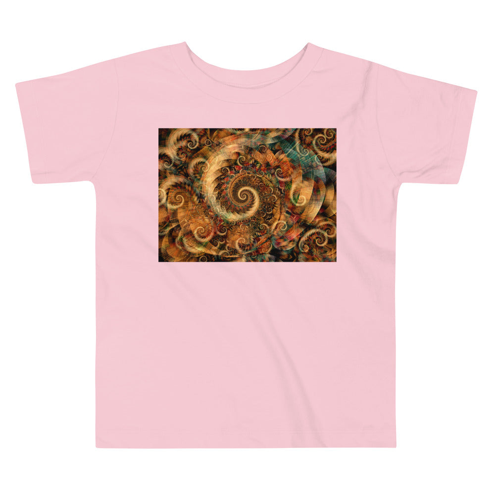Premium Toddler Tee - Spiraling Spiral Fractals