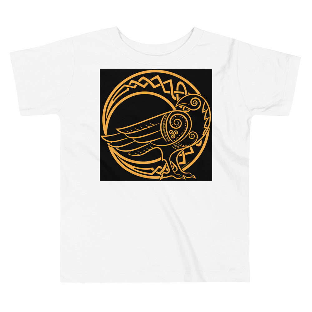 Premium Soft Toddler Tee - Odin's Raven on a Crescent Moon