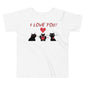Premium Soft Toddler Tee - I love You