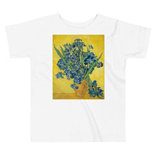 Load image into Gallery viewer, Premium Soft Toddler Tee - van Gogh: Irises in a Vase
