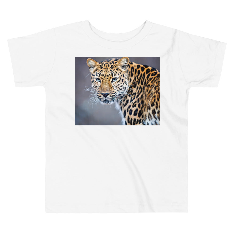 Premium Soft Toddler Tee - Blue Eyed Leopard