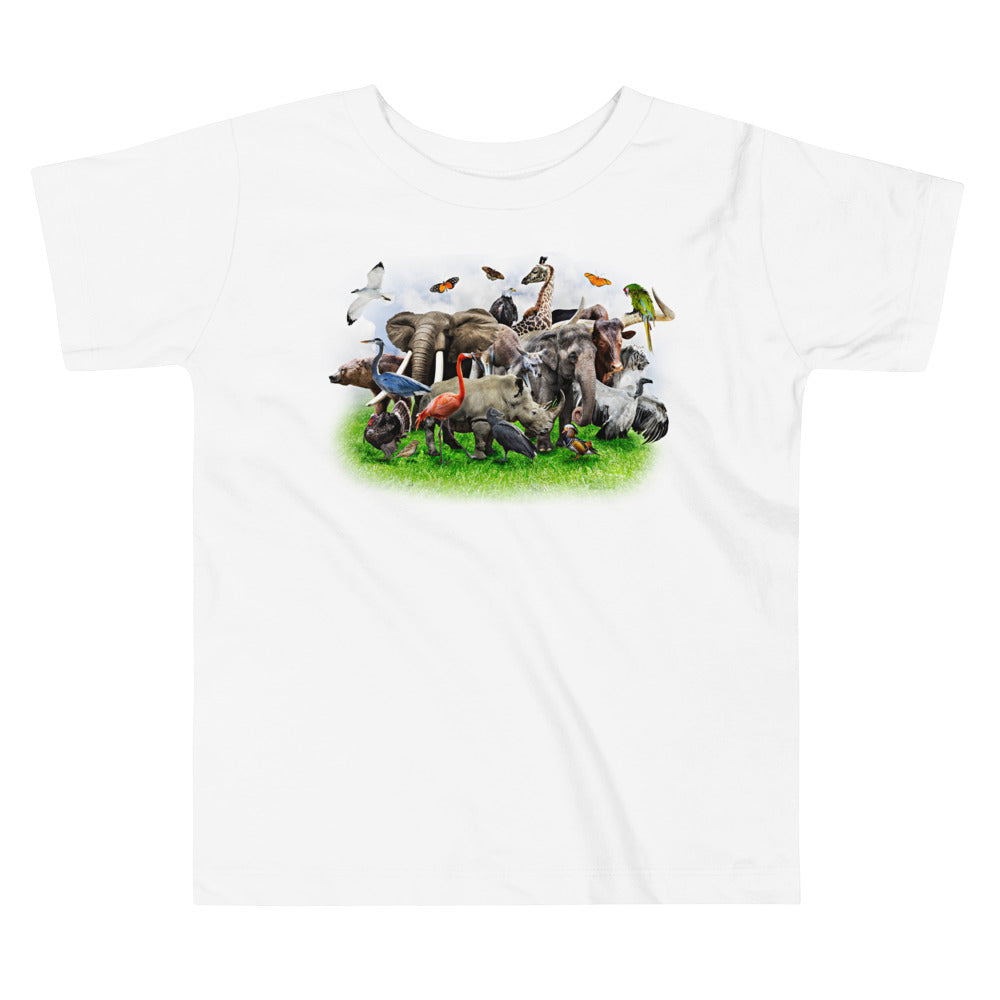 Premium Soft Toddler Tee - Bunch of Animals