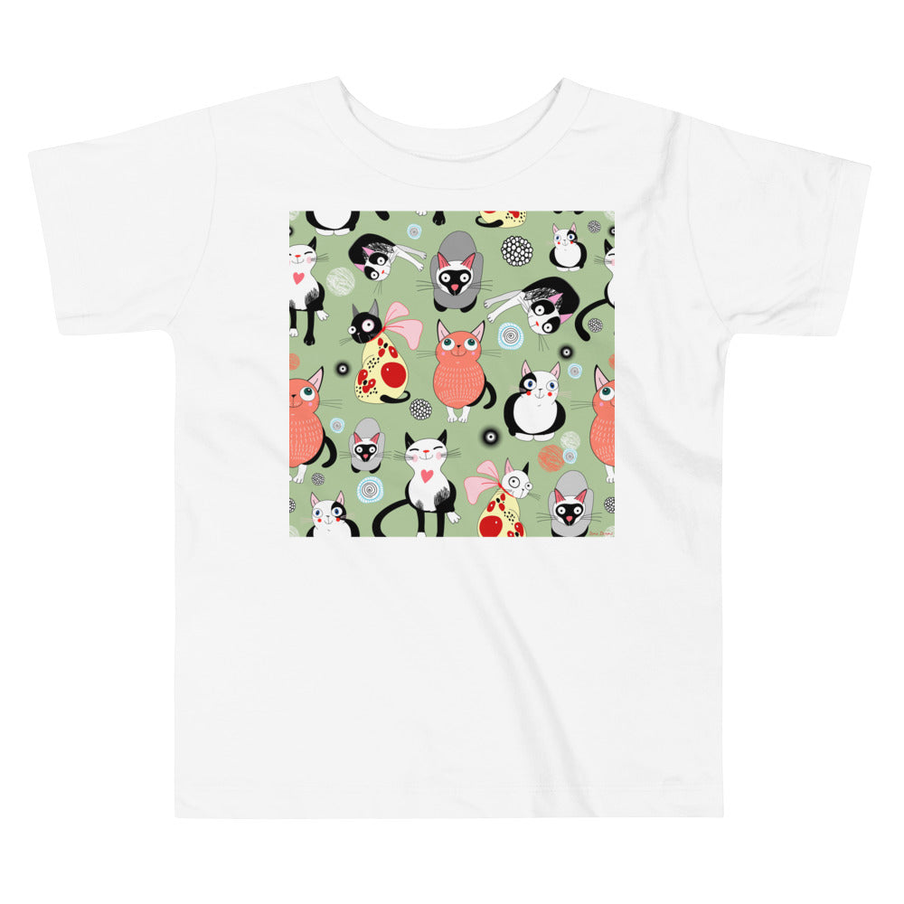 Premium Soft Toddler Tee - Happy Cats Also