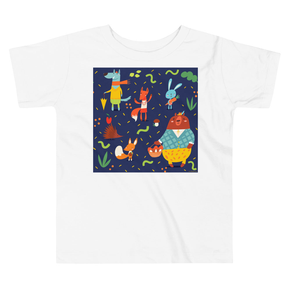 Premium Soft Toddler Tee - Papa Bear & Friends