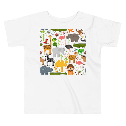 Premium Soft Toddler Tee - All the Animals