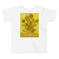 Premium Soft Toddler Tee - 12 Sunflowers on a Vase