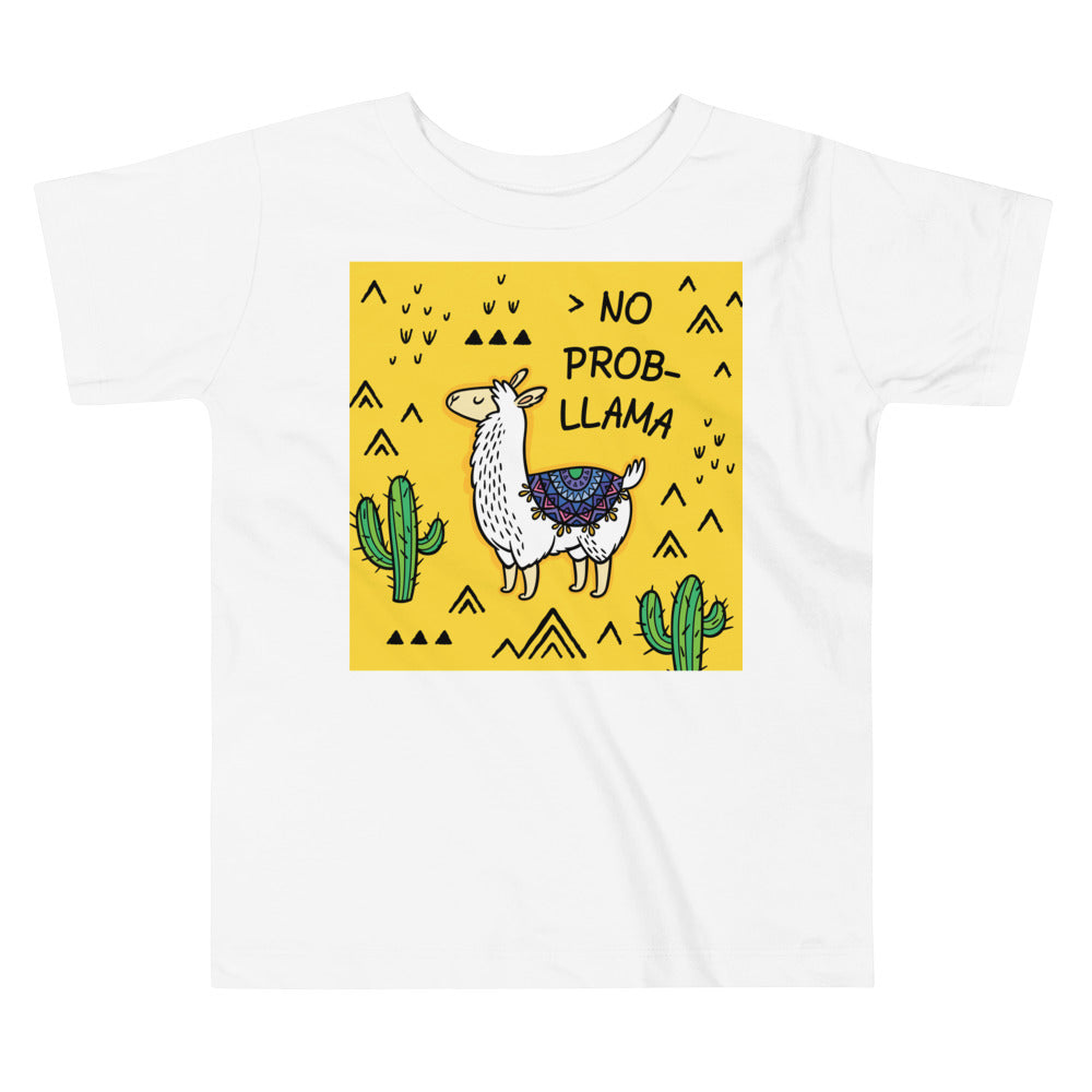 Premium Toddler Tee - NO PROB-LLAMA
