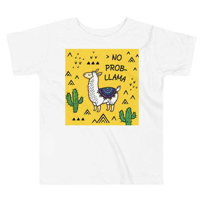 Premium Toddler Tee - NO PROB-LLAMA