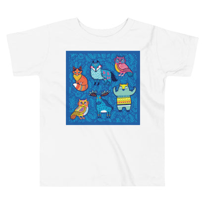 Premium Toddler Tee - Blue Moose & Friends